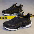 Men's youth sports shoes 2025 new winter collection: knob-lock running shoes, shock-absorbing casual shoes, breathable men's footwear