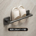No-drill slipper rack, wall-mounted over-the-door multifunctional bathroom foldable shoe organizer for toilet and washroom shoe storage