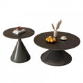 Cream style slate coffee table round living room for home small apartment b&b popular table modern normcore combination coffee table