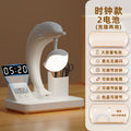 Eye-care led desk lamp - rechargeable smart student lamp with pen holder, digital display, and night light - perfect for dorms and kids' study desks