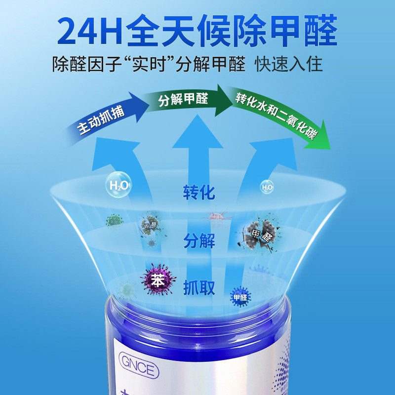 Janis formaldehyde removal remover color-changing gel new house special decoration formaldehyde removal jelly box source manufacturer
