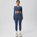 New european and american style fleece-lined yoga set - cloud-like, quick-drying activewear for women's outdoor running and fitness