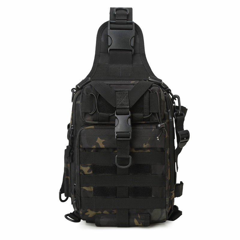 Factory hot-selling shoulder bag men's multi-functional outdoor fishing equipment bag kettle bag simple casual messenger cycling bag
