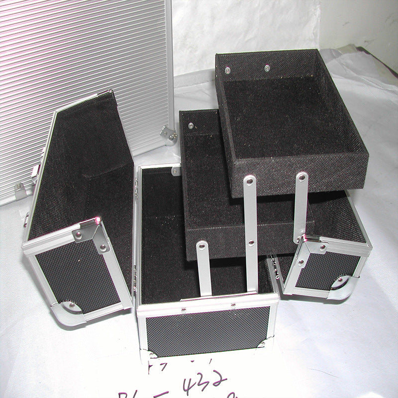 Aluminum alloy professional cosmetic case, beauty salon, tattoo embroidery and manicure toolbox, one piece of hair delivery, wholesale.
