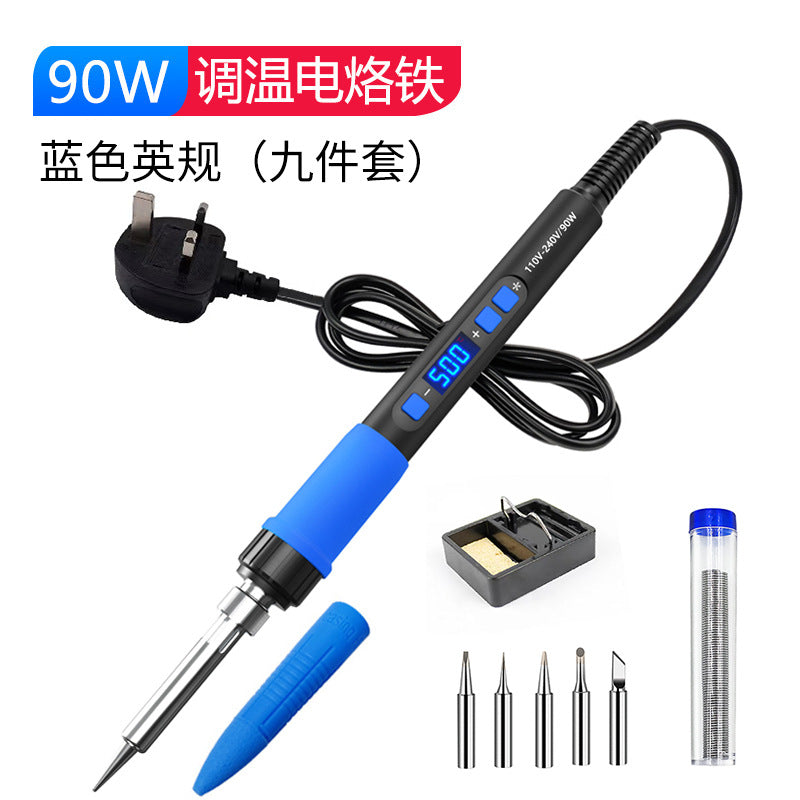 90W electric soldering iron maintenance special household welding solder gun chrome iron professional grade electric welding pen soldering lorie artifact