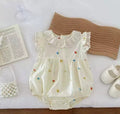 Baby clothes  summer clothing for infants and young children, baby girl's romper, full moon and 100-day western style fashion outing clothes