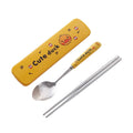 Duckling spoon and chopsticks set (two-piece set)