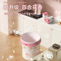 Lily flower garbage bag tear-free drawstring bedroom special thickenedsatchel style extra large kitchen plastic bag mosquito