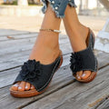 summer new arrival: plus-size wedge heel slippers for women (sizes 36-43). wholesale available. dropshipping to  and