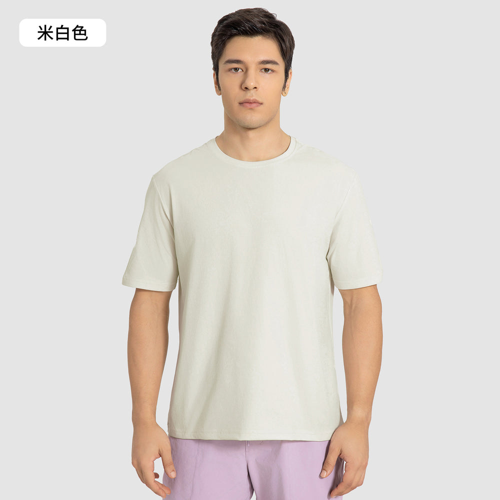 New outdoor quick-dry running & fitness short-sleeve t-shirt for men - summer lightweight, loose fit, versatile activewear top dmt002