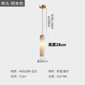 New chinoiserie all-copper real marble bedroom bedside small chandelier classical house restaurant bar study model room lighting fixtures