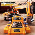 best-selling jumbo remote control multi-functional control panel light and music excavator, a big toy for boys' construction vehicle enthusiasts