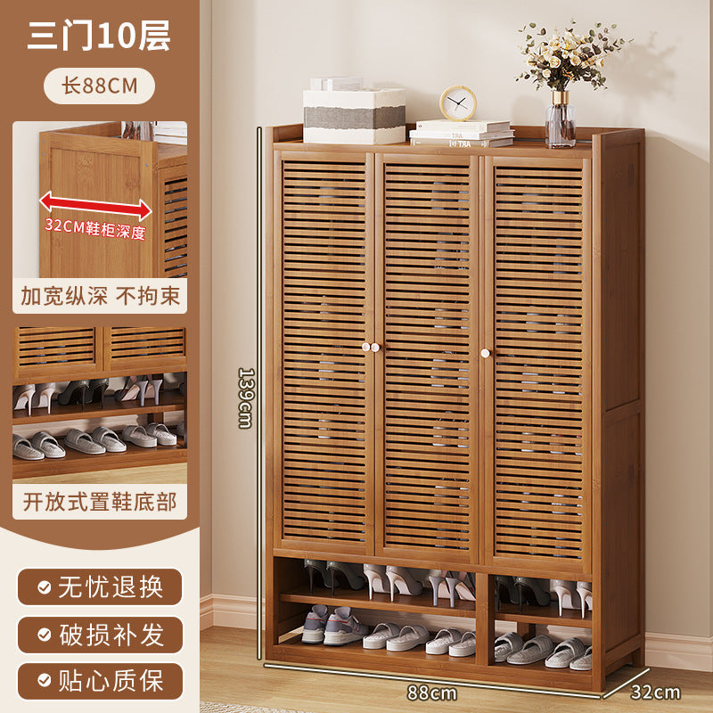 Simple shoe rack at home, large-capacity shoe cabinet at the door, cabinet for storing shoes, dustproof 40 pairs of shoes, new door cabinet