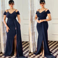 European and american  sexy evening dresses cross-border e-commerce african  bridesmaid wedding slip dresses