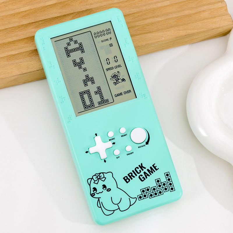 tetris game console dropshipping - portable retro arcade game console - large-screen handheld game console