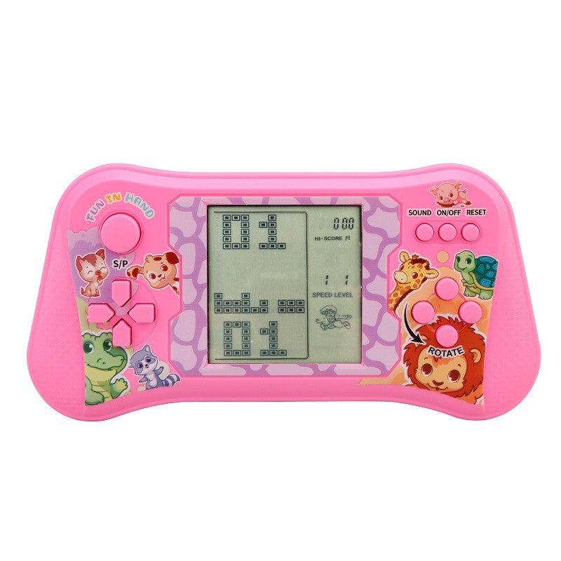 Wholesale classic nostalgic tetris game console - large screen, eye-friendly, handheld game console for kids