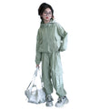 Girls' activewear set -  spring/autumn collection: stylish and trendy new arrivals for kids and teens. featuring new, loose-fit cargo pants for a cool and edgy look