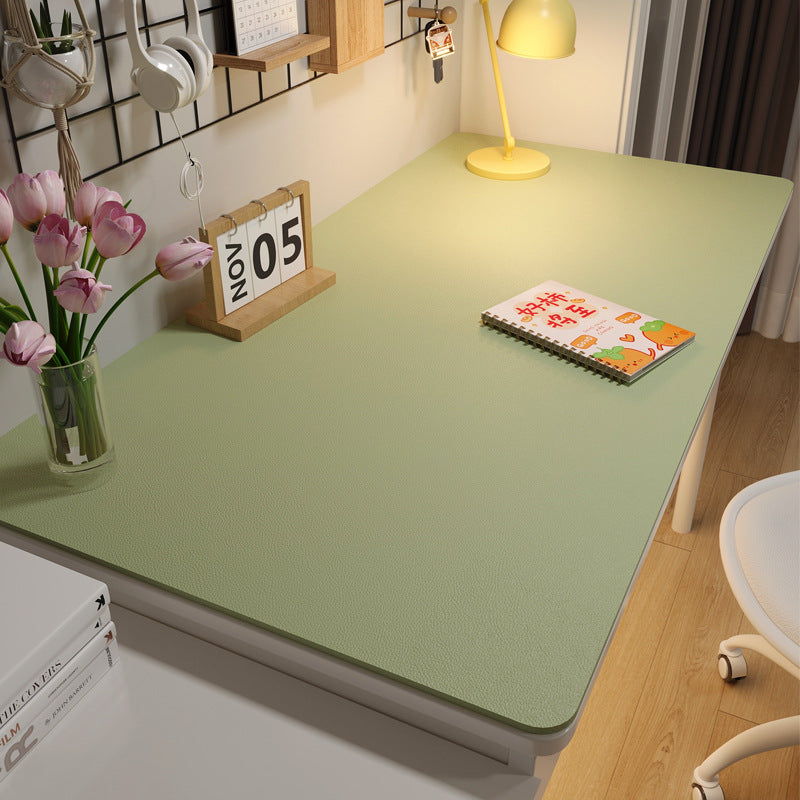 Environmentally friendly eye protection desk mat Student leather solid color coffee table mat Oil-proof dining table cloth Learning computer desk mat Non-slip
