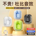 New wireless transparent bluetooth earbuds: digital display, stylish design, in-ear fit, long battery life, sports noise cancellation, vivid voice control