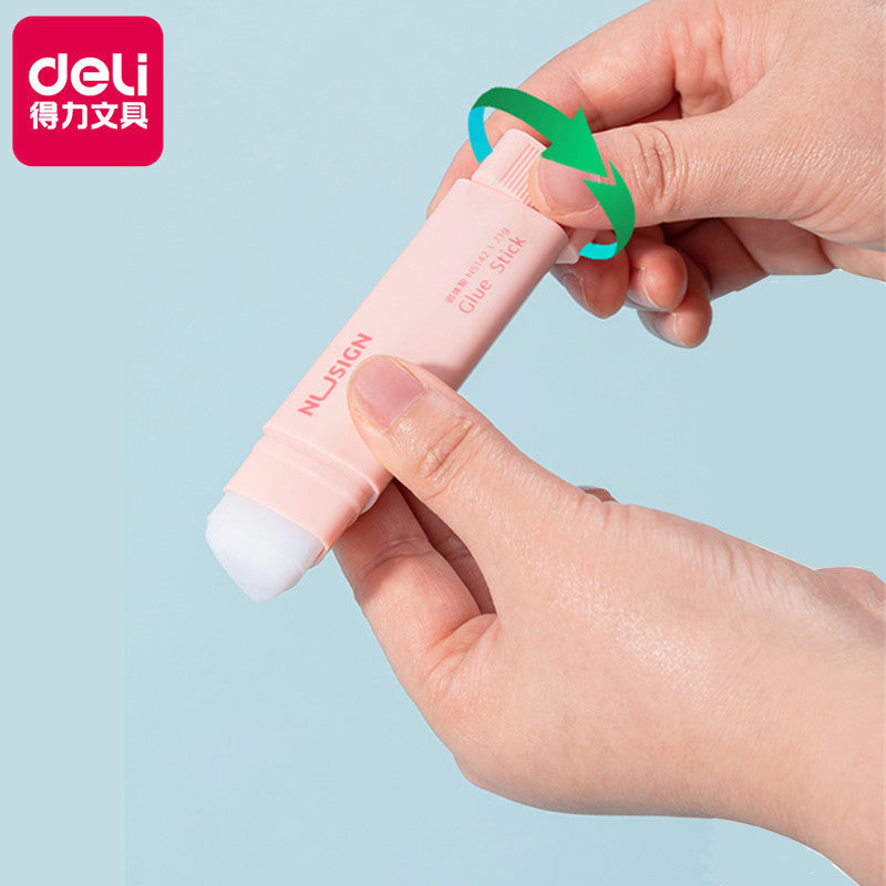 Deli NS142 student solid glue formaldehyde-free triangle solid glue large capacity 21g high viscosity glue stick