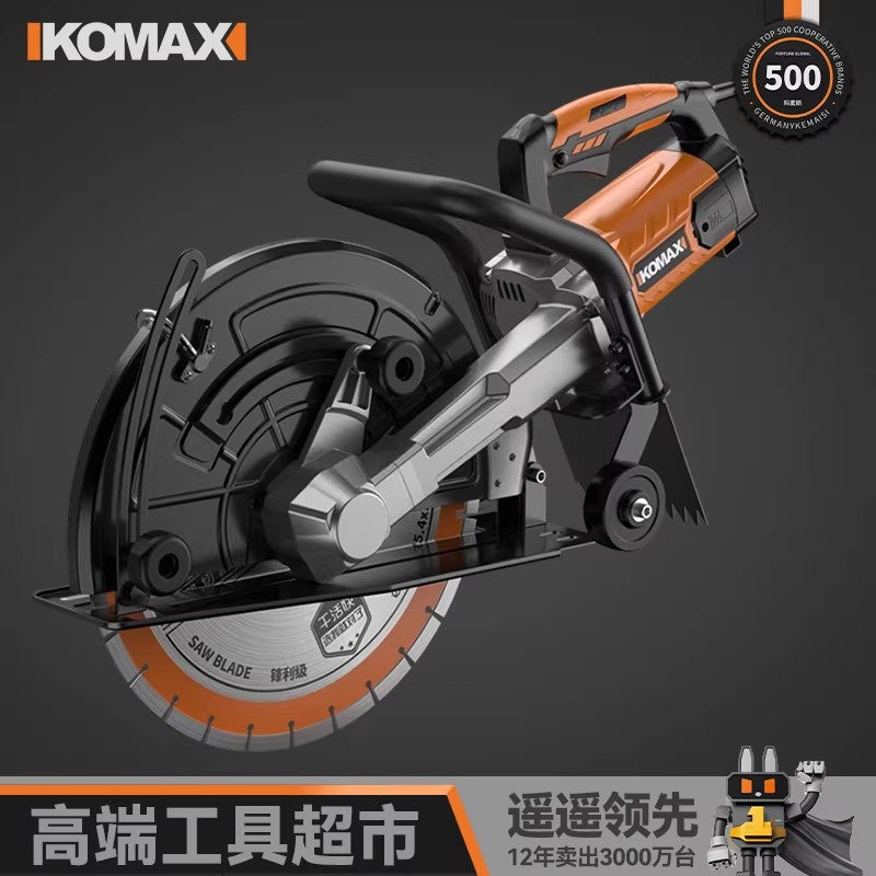 Concrete grooving machine, road cutting machine, water and electricity wall cutting machine, dust-free cement road stone wall grooving tool