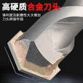 Long impact electric hammer drill bit for wall drilling, two pits, two grooves, round handle, four pits, square handle, concrete cement wall drilling drill