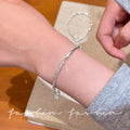 Broken silver geometric easiest for match bracelet for women retroaccessible luxuryfashioneasiest for match bracelet casualelegantclassy sense hand jewelry