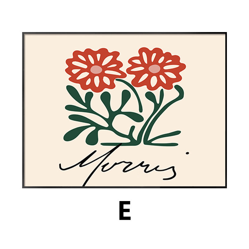 Nordic wind meter box decorative painting niche art distribution box blocking mural weak electric box power switch hanging painting