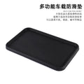 Multifunctional foldable silicone car phone holder with anti-slip pad - small item organizer & anti-slip mat for cars