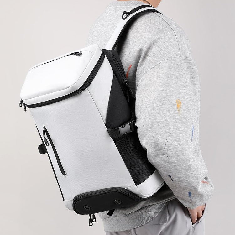 Cross-border new backpack large capacity simple and lightweight outdoor bag wholesale sports travel backpack can print logo