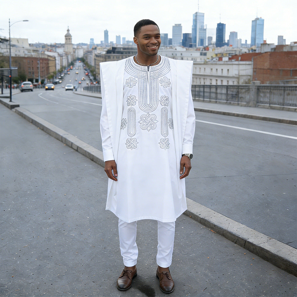 e-commerce: men's african robes, suits, shirts, three-piece sets, formal wear, and gowns for , , and other platforms