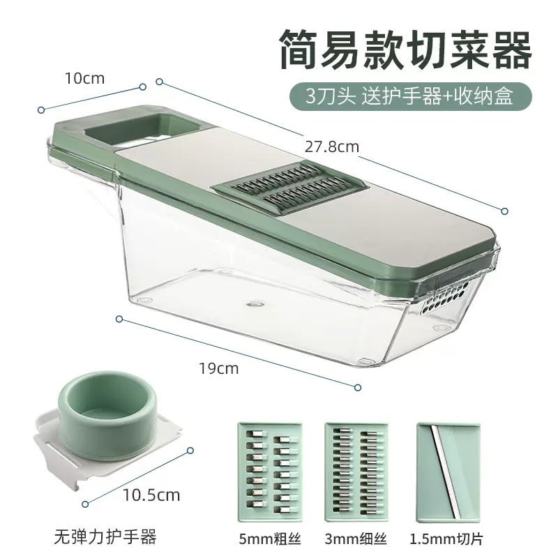 Personalized multifunctional grater stainless steel vegetable cutter for home potato shreds cucumber slicer grater vegetable cutting handy gadget