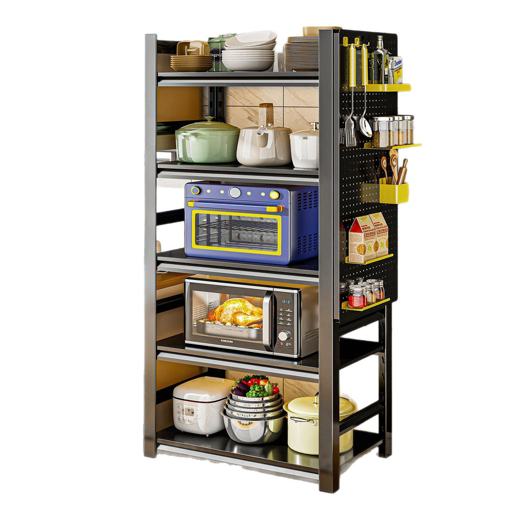 Household storage rack, multi-layer office floor-standing washing machine, storage above the balcony, empty luggage storage
