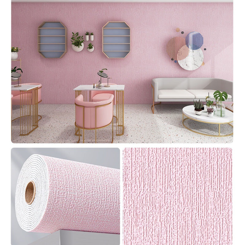 Special wallpaper for gray wall self-adhesive waterproof and moisture-proof 3D three-dimensional wall sticker wall cover ugly decorative household sticker wallpaper