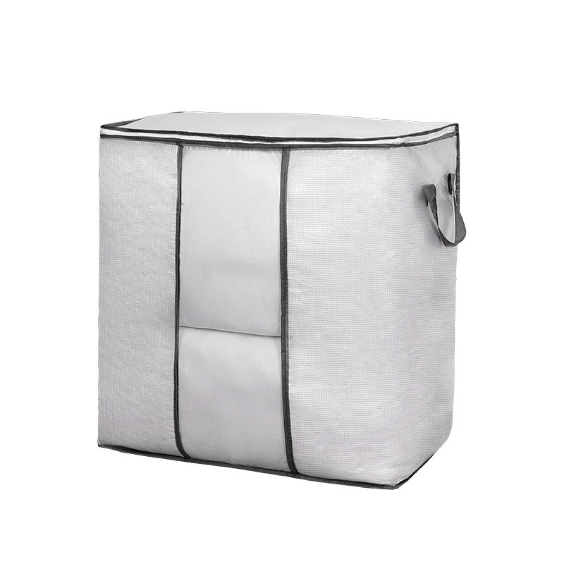 PVC mesh quilt storage bag, finishing bag, dustproof and moisture-proof waterproof clothing bag, large-capacity quilt bag, moving bag.