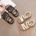 Girls' open-toe sandals: stylish summer new arrivals - korean style, princess-inspired, cute, versatile, and chic for students