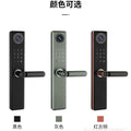 Smart lock fingerprint anti-theft door lock digital password lock cat eye capture fingerprint lock entrance door graffiti remote unlocking