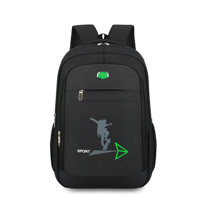 Cross-border backpack Men's backpack Large capacity travel bag Computer leisure Women's multi-layer high junior high school student backpack