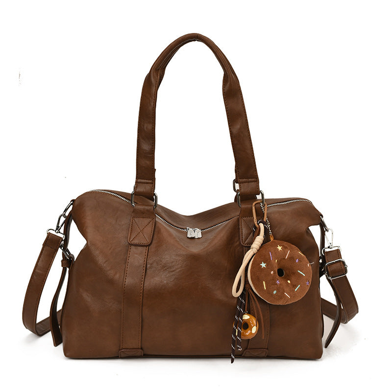 2025 fall/winter new korean style casual tote bag, minimalist large capacity crossbody bag, niche handbag for women