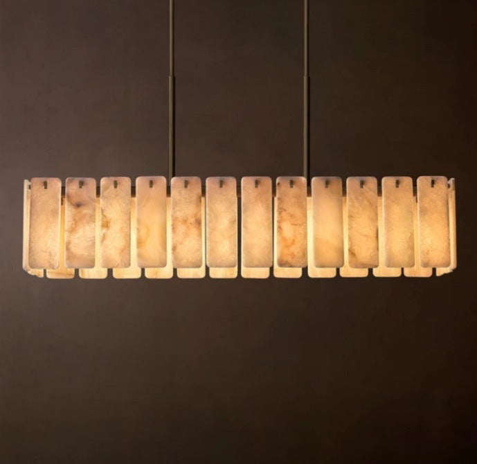 American-style marble chandelier, a touch of luxury for your dining room. simple yet grand, perfect for bedrooms, living rooms, and marble dining tables