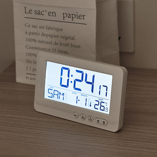 Yida Simple Alarm Clock Creative Multifunctional Clock Battery Bedside Clock Student Clock New Factory Direct Sales 8338