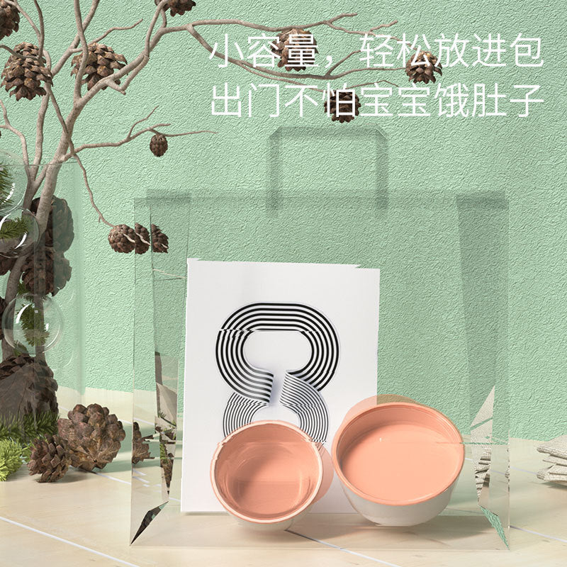 Customized complementary food bowl, children's tableware, baby bowl, baby complementary food storage box, portable baby special products, fresh-keeping box