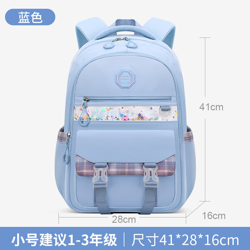 New elementary school backpack for girls, grades 1-6: ultra-lightweight, ergonomic, and portable