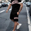 Men's casual tracksuit set, featuring a "32" number print, a popular cross-border european and american style