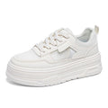 Best sellingeasiest for matchplatform shoeswhite shoes women's spring summerniche stylethick sole sneakers2026new arrivalheight increasingcasualsneakers