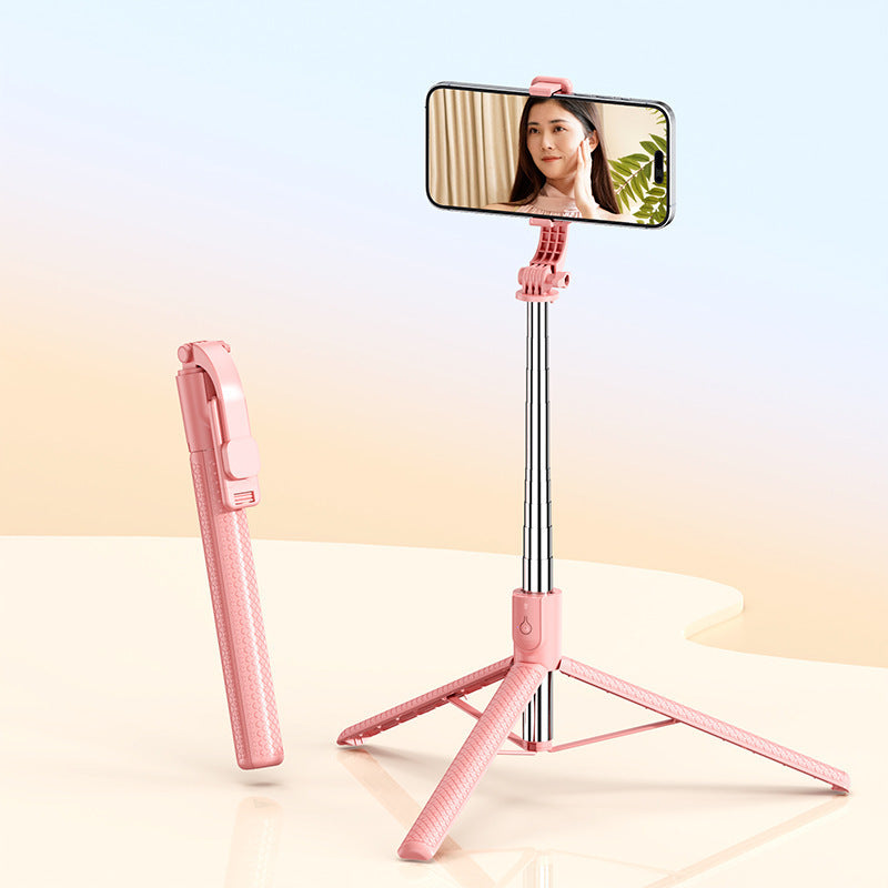 r7l selfie stick 1.7m handheld stabilizer anti-shake r7l telescopic bluetooth remote fill light phone holder