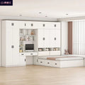 Tatami small apartment bedroom for home bed cabinet all-in-one wardrobe desk kids bed multifunctional cloakroom storage bed