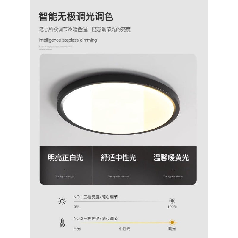 Ultra-thin bedroom light master bedroom 2025 new room light modern simple aisle light corridor light ceiling light E