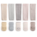 Babibele autumn/winter collection: premium baby knee-high socks set - fleece-lined, extra thick, anti-slip terry socks with grip