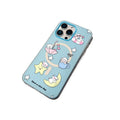 Suitable for iphone17ins mobile phone case light blue cartoon puppy star umbrella apple 16/14 cute protective cover